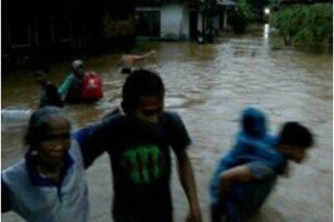 Sungai Cigede Meluap, Cilimus Banjir
